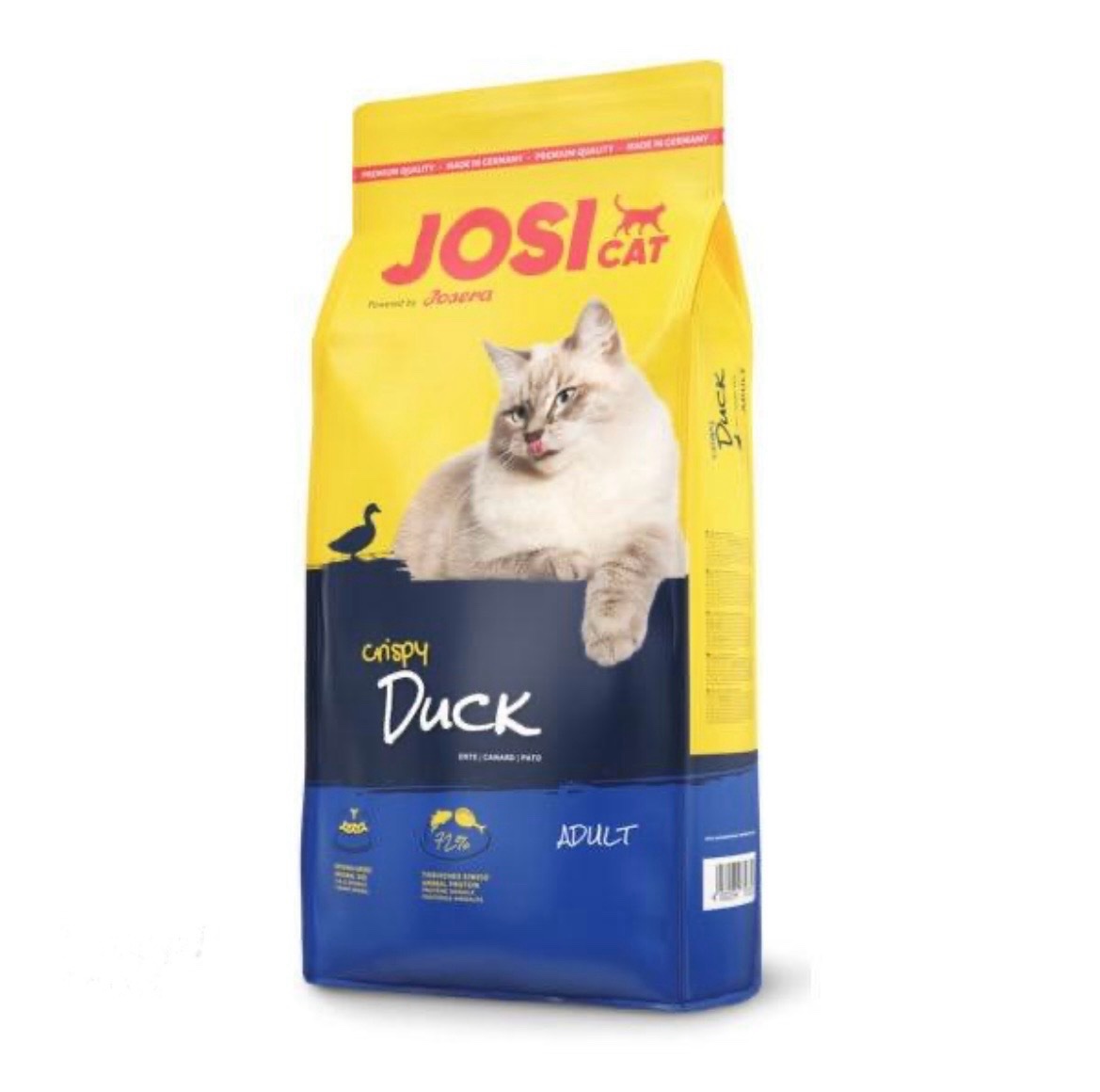 غذا خشک گربه جوسرا مدل crispy duck فله یک کیلوگرم