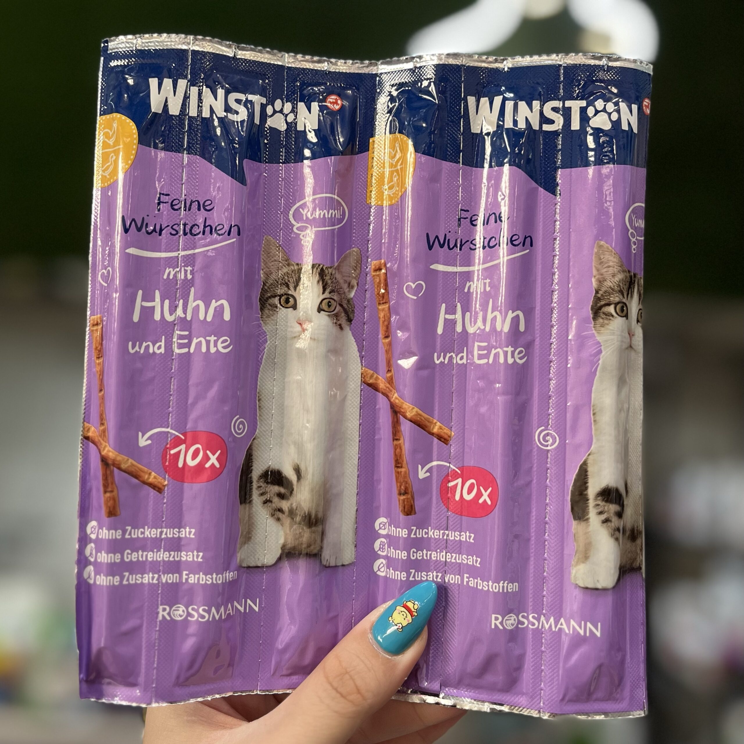 تشویقی مدادی وینستون طعم مرغ و اردک ۵ عددی