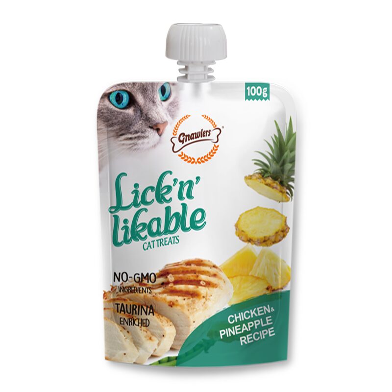 پودینگ گربه گناولرز طعم مرغ و آناناس ۱۰۰ گرم