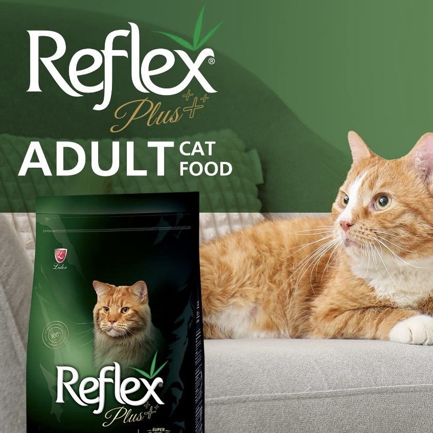 غذا خشک گربه رفلکس پلاس گربه طعم مرغ برای گربه های بالغ  فله یک کیلوگرم