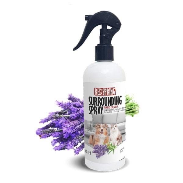 اسپری نانو ضد عفونی کننده و ریموور محیط رایحه لوندر ۵۰۰ میلی لیتر