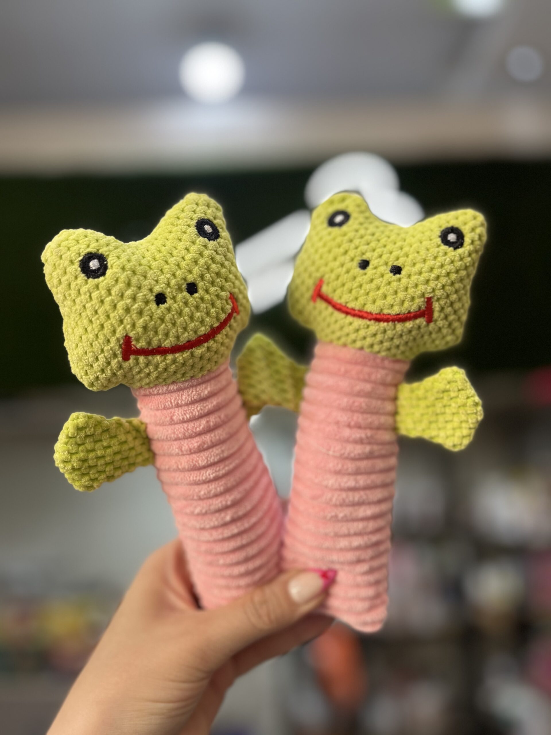 عروسک سگ و گربه مدل قورباغه