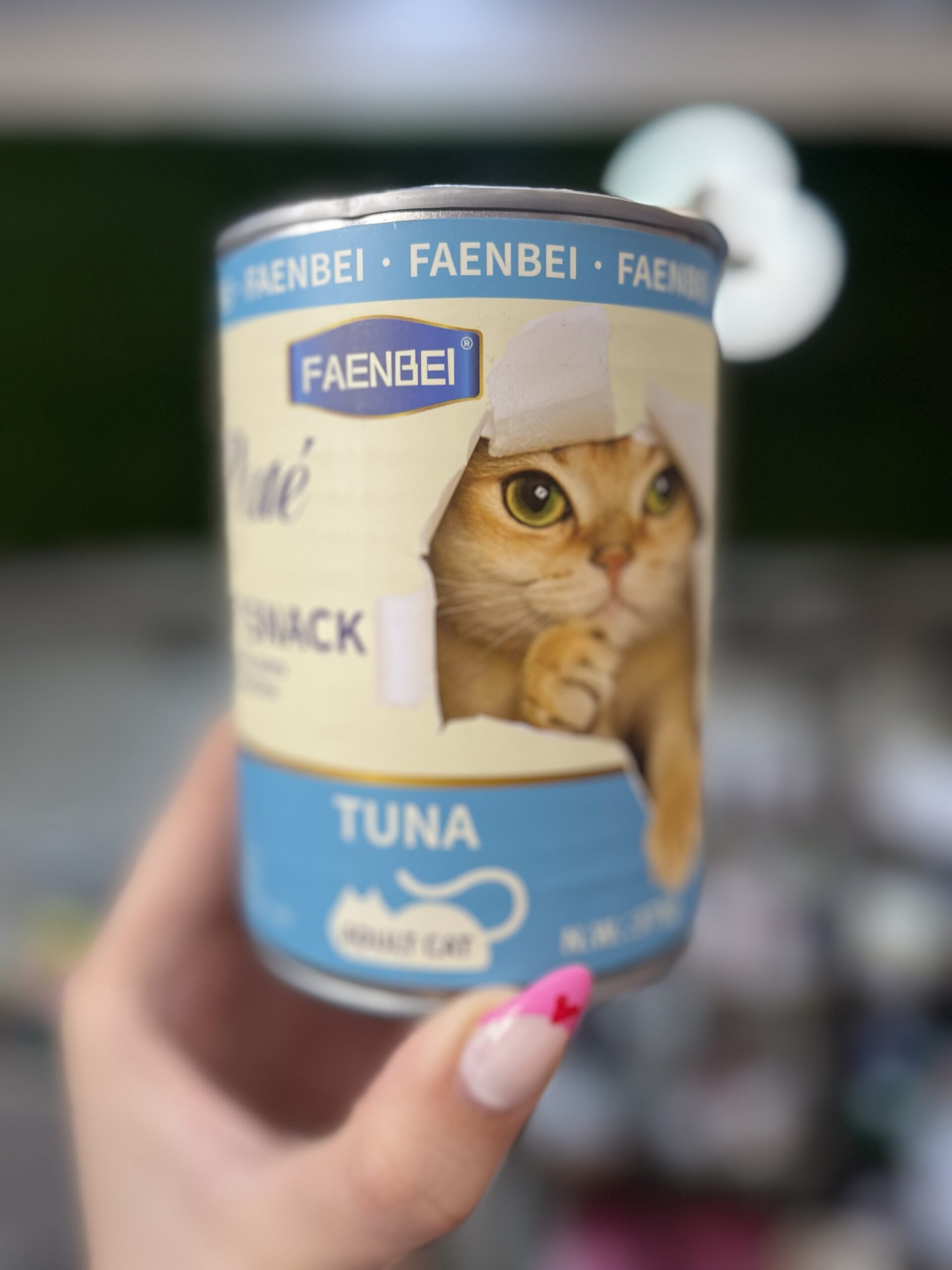 کنسرو گربه فنبی طعم تن وزن ۳۷۵ گرم